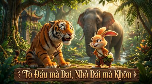 To đầu mà dại, nhỏ dái mà khôn